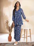 Janasya Multi A-Line Georgette Pant Co-ord Sets | Grocsy