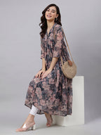 Janasya Multi A-Line Georgette Kurta | Grocsy