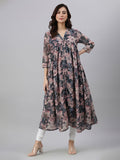 Janasya Multi A-Line Georgette Kurta | Grocsy