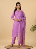 Janasya Light Cotton Blend Solid Straight Kurta Set | Grocsy