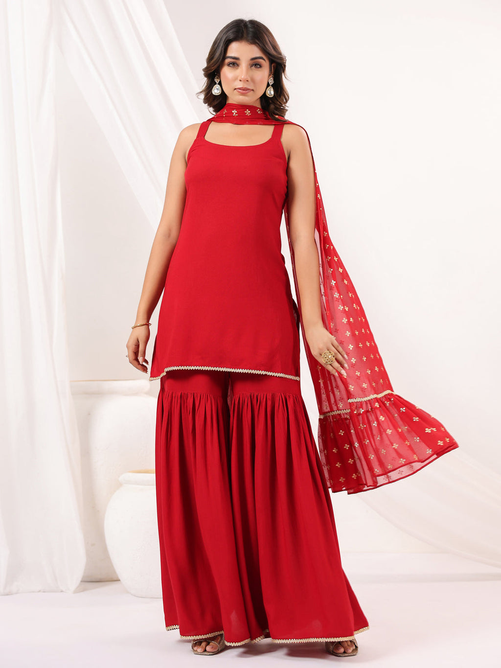 Janasya Dark Rayon Solid Straight Kurta Set | Grocsy