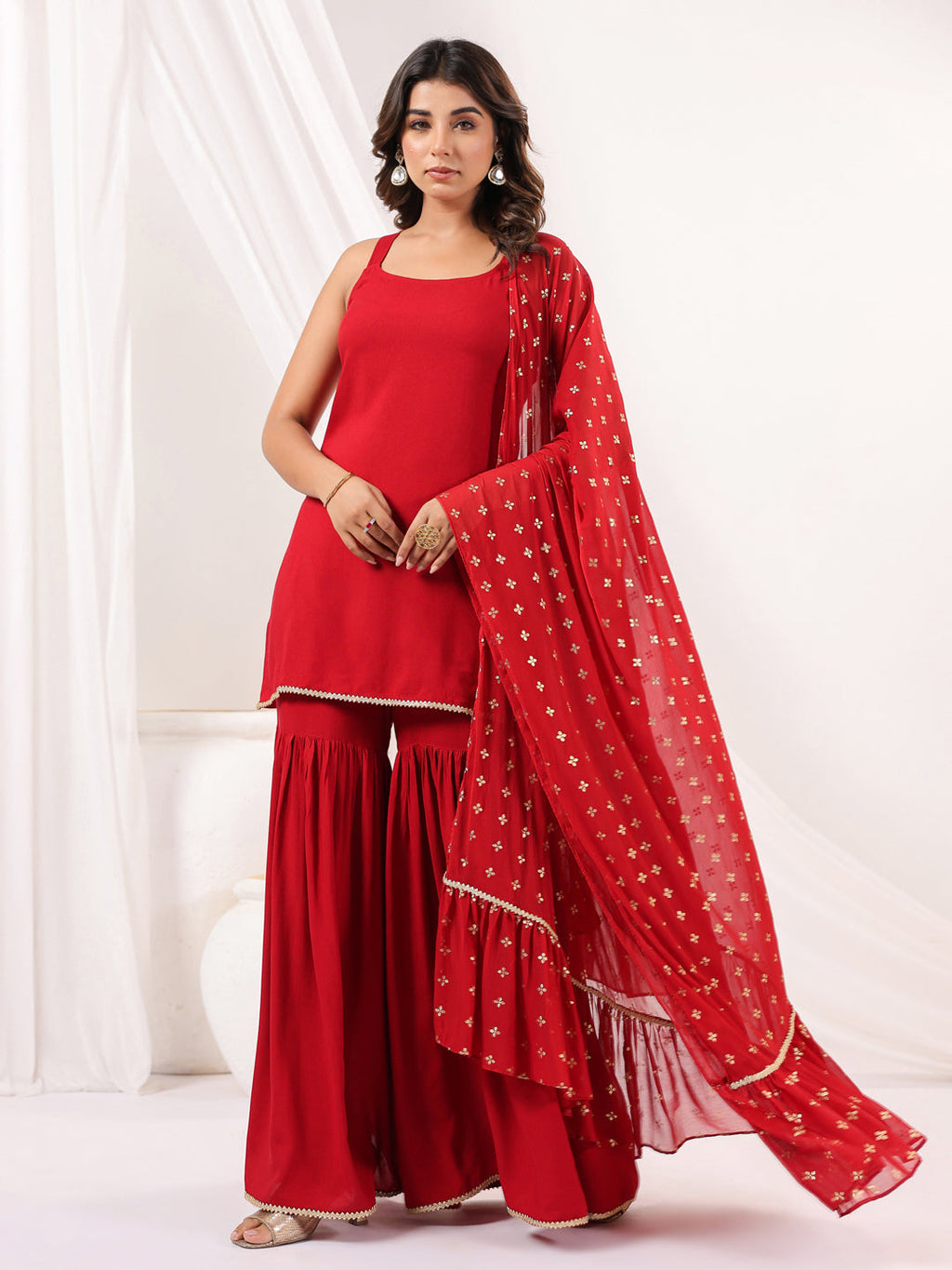 Janasya Dark Rayon Solid Straight Kurta Set | Grocsy