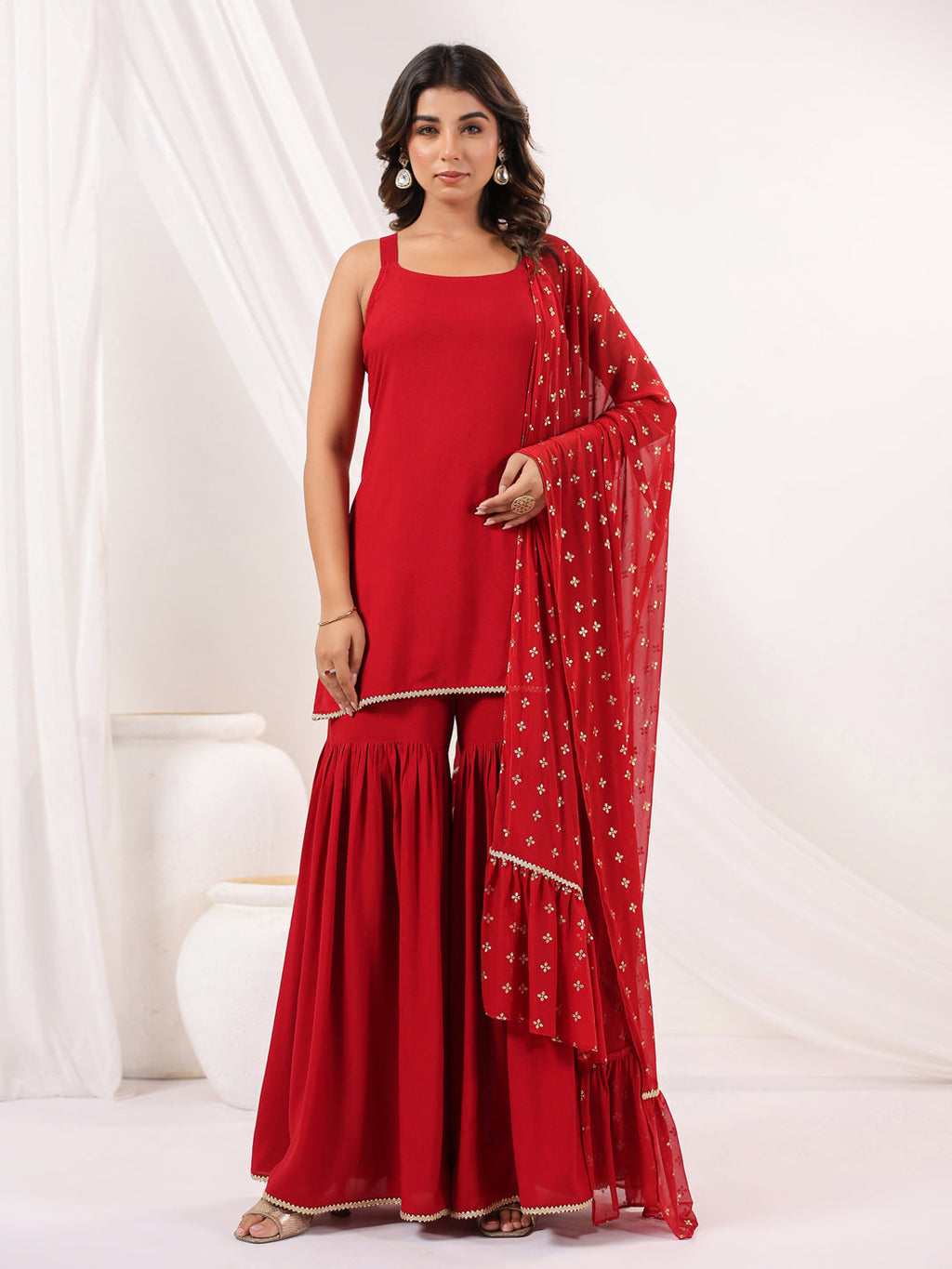 Janasya Dark Rayon Solid Straight Kurta Set | Grocsy