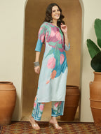 Janasya Multi Straight Cotton Blend Kurta,Bottom & Dupatta | Grocsy