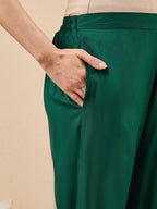 Janasya Green Straight Rayon Co-Ords | Grocsy