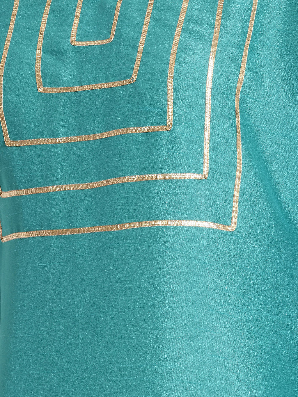 Janasya Aqua Straight Silk Blend Kurta | Grocsy