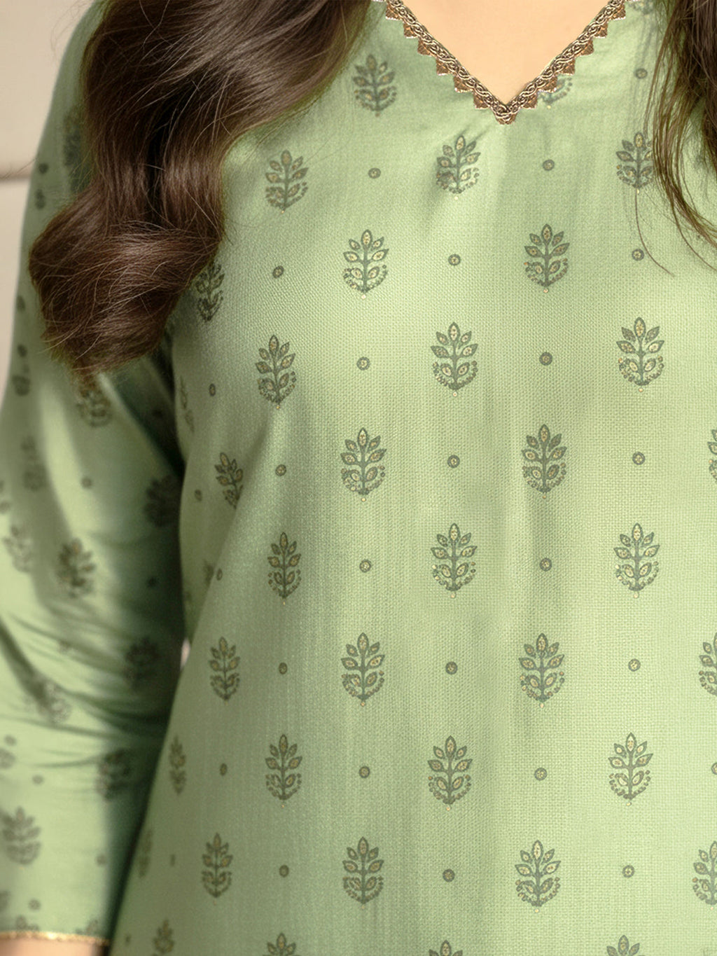 Janasya Mint Straight Silk Blend Kurta | Grocsy