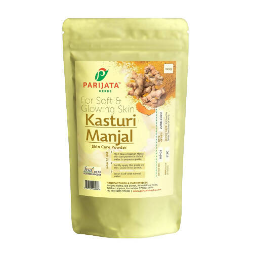 Parijata Herbs Kasturi Manjal (Haldi) Powder | Grocsy