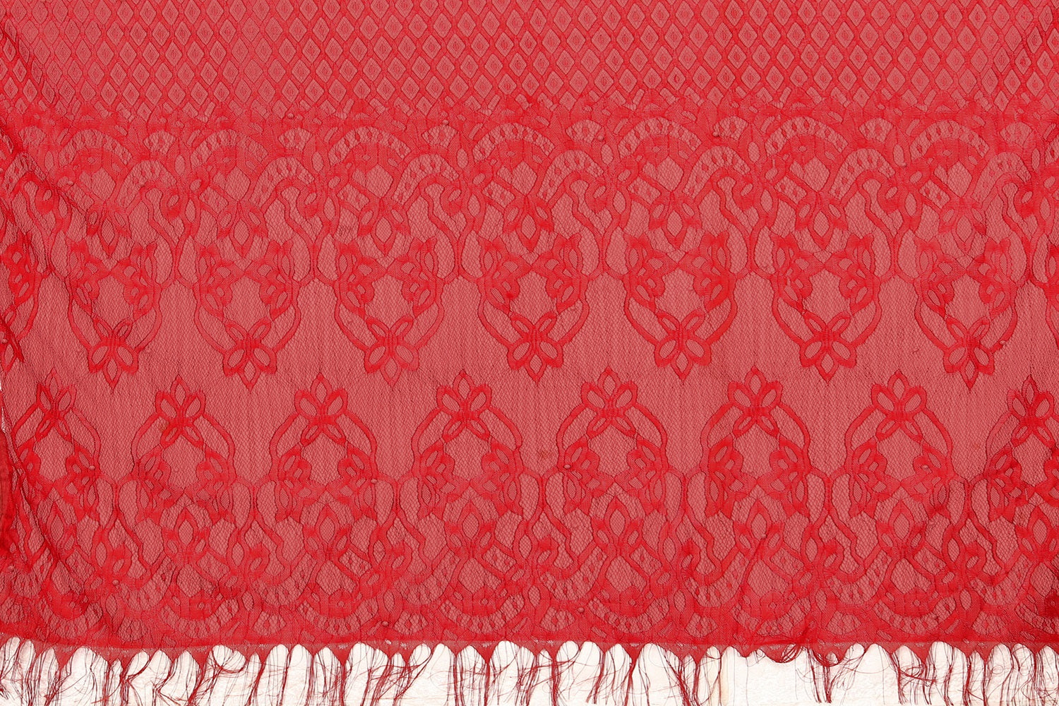 Vamika Net Brasso Red Light Weight Trendy Look Bollywood Style Saree | Grocsy