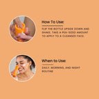 Foxtale Brightening 15% Vitamin C Face Serum With L-Ascorbic Acid And Vitamin E For Glowing Skin For Dark Spots | Grocsy