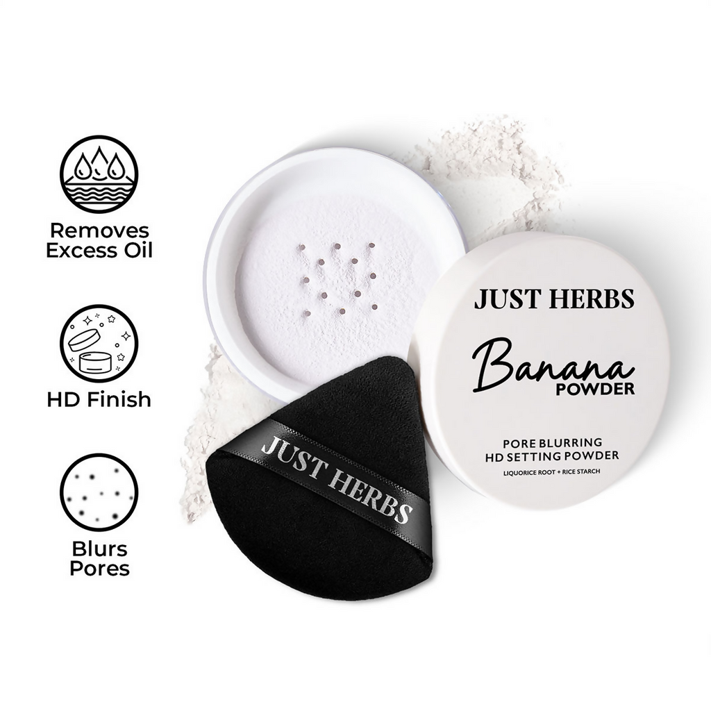 Just Herbs HD Setting Loose Powder - Translucent | Grocsy