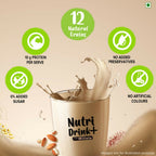 Tata Soulfull Nutri Drink+ With Millets, 0% Added Sugar - Almond Flavor | Grocsy