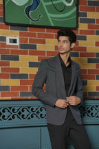 Skarve – Modern Grey & Black Smart Casual Set by Hilo Design | Grocsy