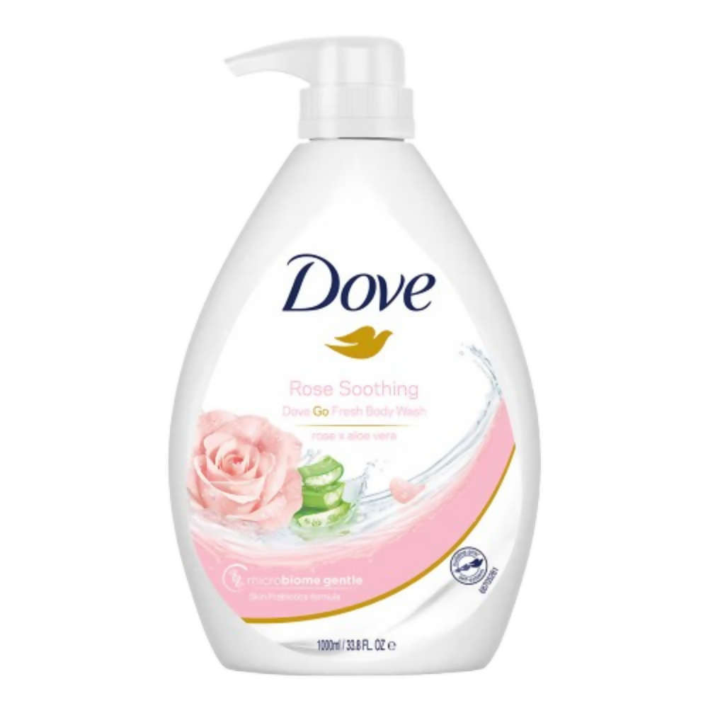 Dove Body Wash- Soothing Rose & Aloe Vera Body | Grocsy