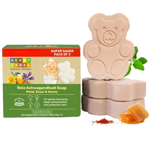 Herby Angel Bala Ashwagandhadi Baby Soap | Grocsy