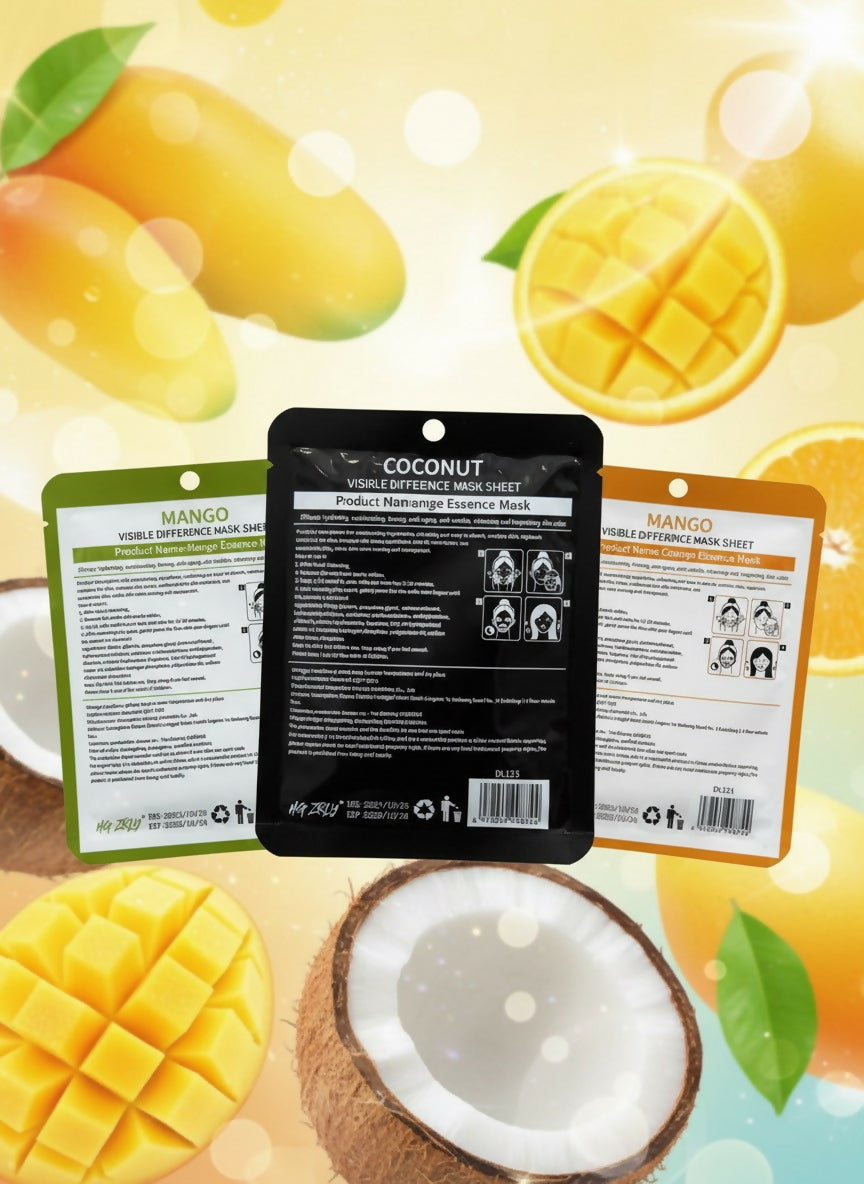 Brand born Real Fruits Essence Face Mask | Grocsy