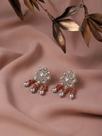 Diamond & Semi Precious Stone Earrings- Ruby Raang | Grocsy
