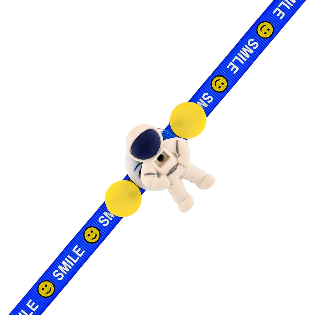 trueBrowns X Voylla Colourful Astronaut Kids Rakhi For Kids | Grocsy
