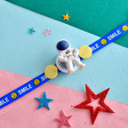 trueBrowns X Voylla Colourful Astronaut Kids Rakhi For Kids | Grocsy