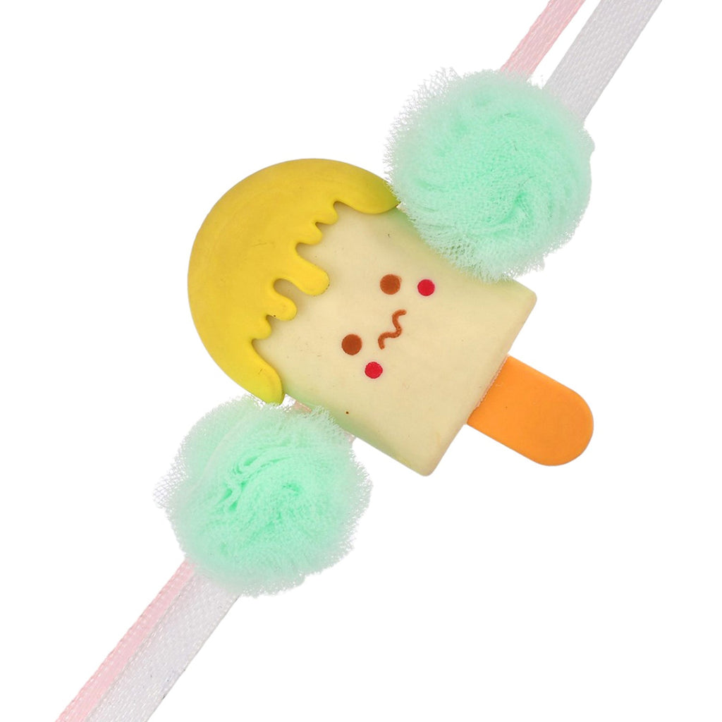 trueBrowns X Voylla Colourful Ice Cream Motif Kids Rakhi For Kids | Grocsy