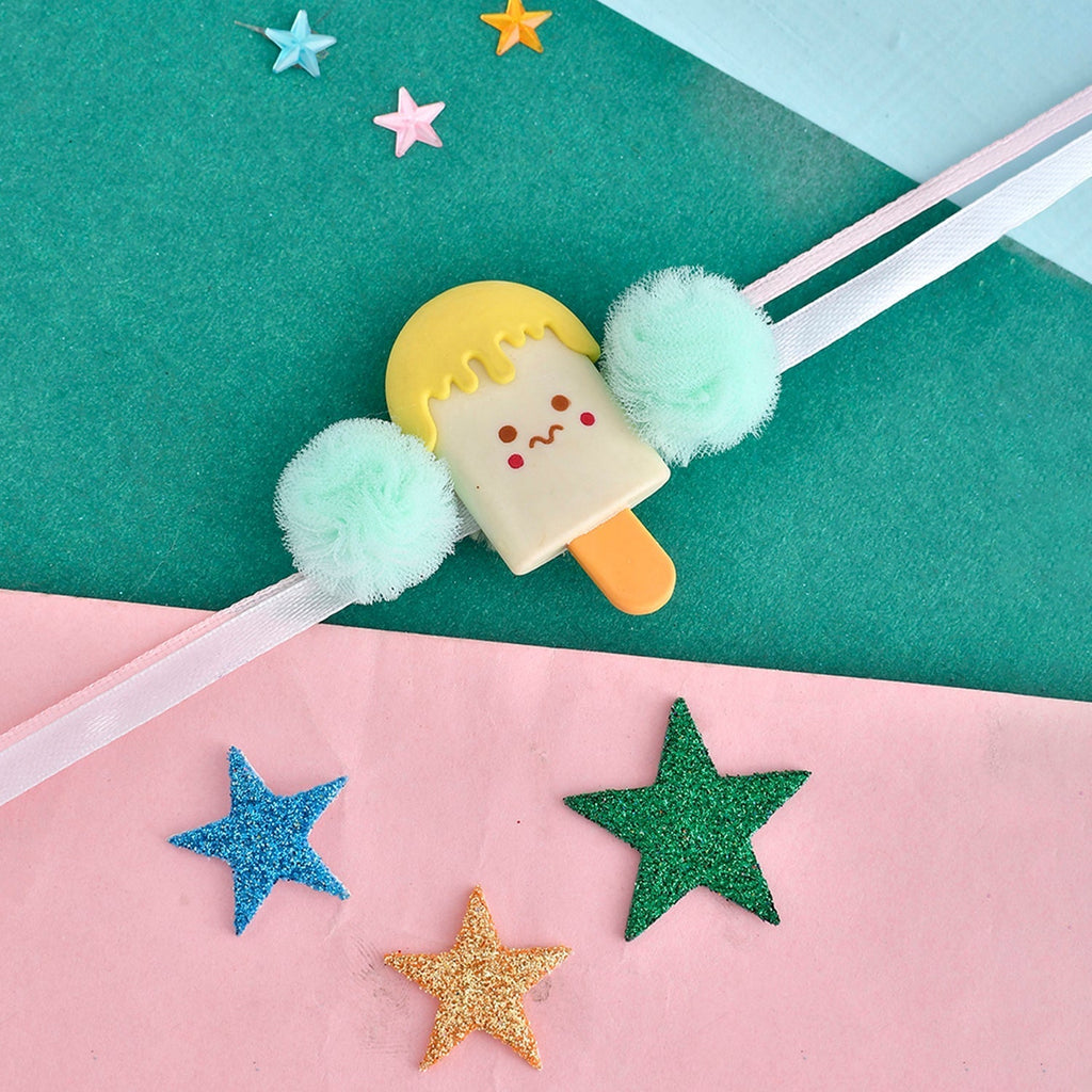 trueBrowns X Voylla Colourful Ice Cream Motif Kids Rakhi For Kids | Grocsy