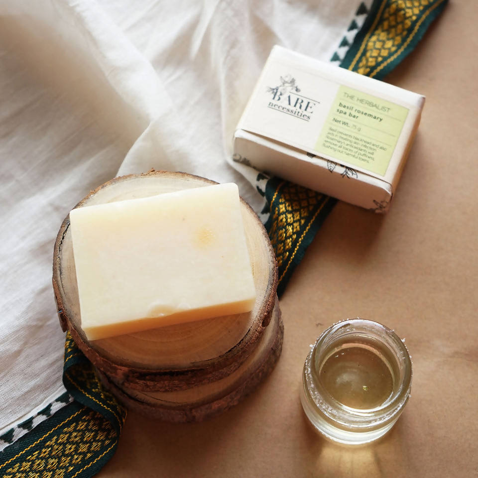 Bare Necessities The Herbalist Basil Rosemary Spa Bar | Grocsy