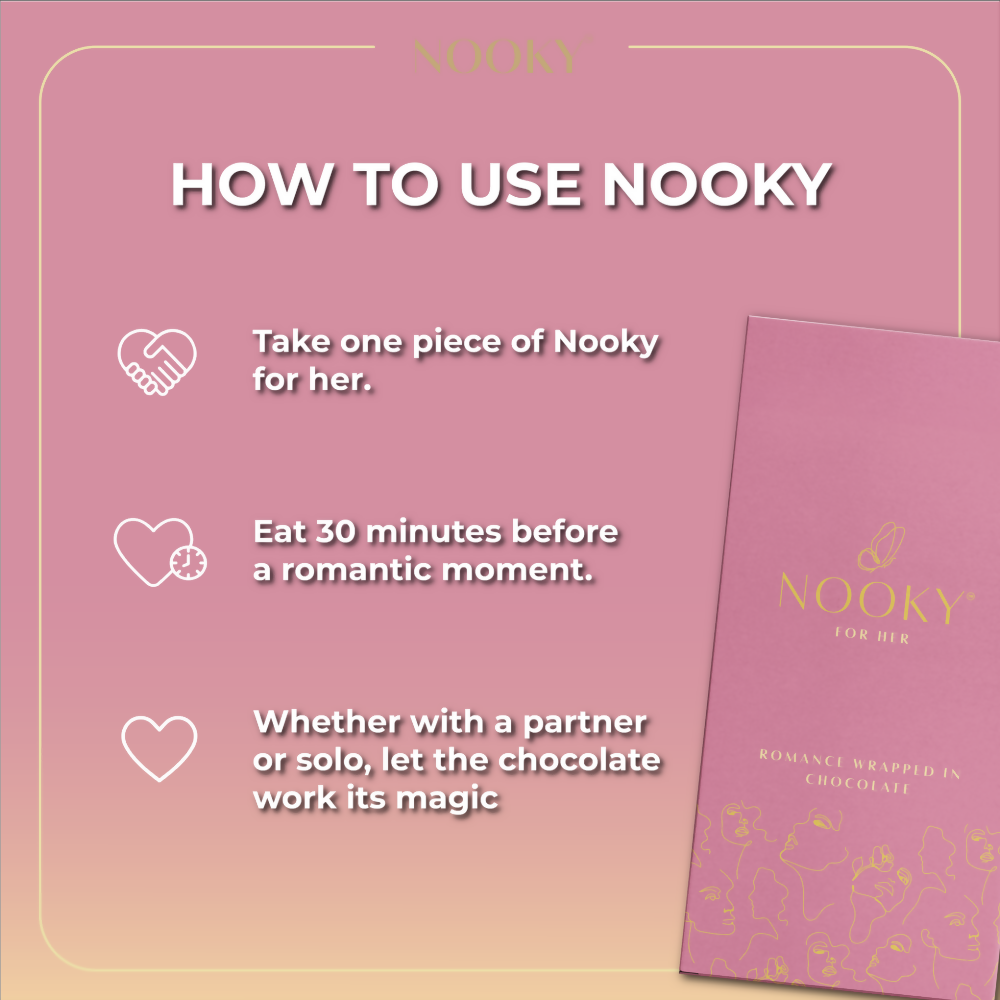 Nooky Mood Enhancing Chocolate For Women | Grocsy
