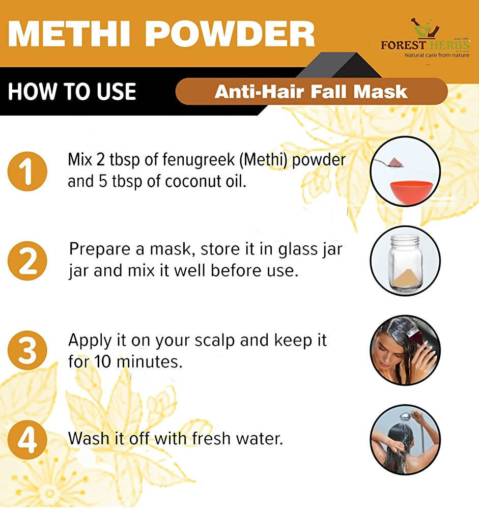 Forest Herbs Methi Hair Care Powder | Grocsy