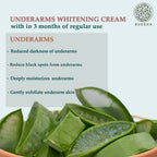 Buddha Natural Underarm whitening cream - Helps to Lighten Dark, Discolored Underarms | Grocsy