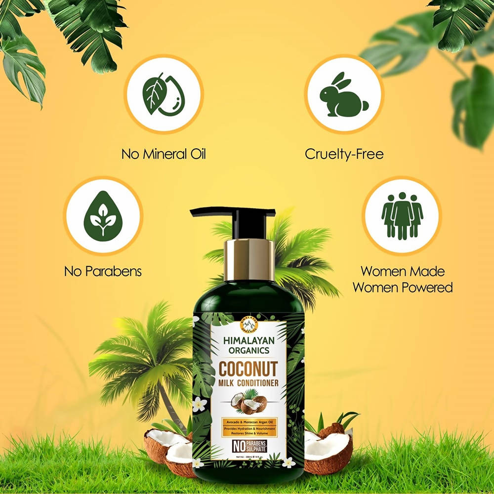 Himalayan Organics Coconut Milk Conditioner | Grocsy