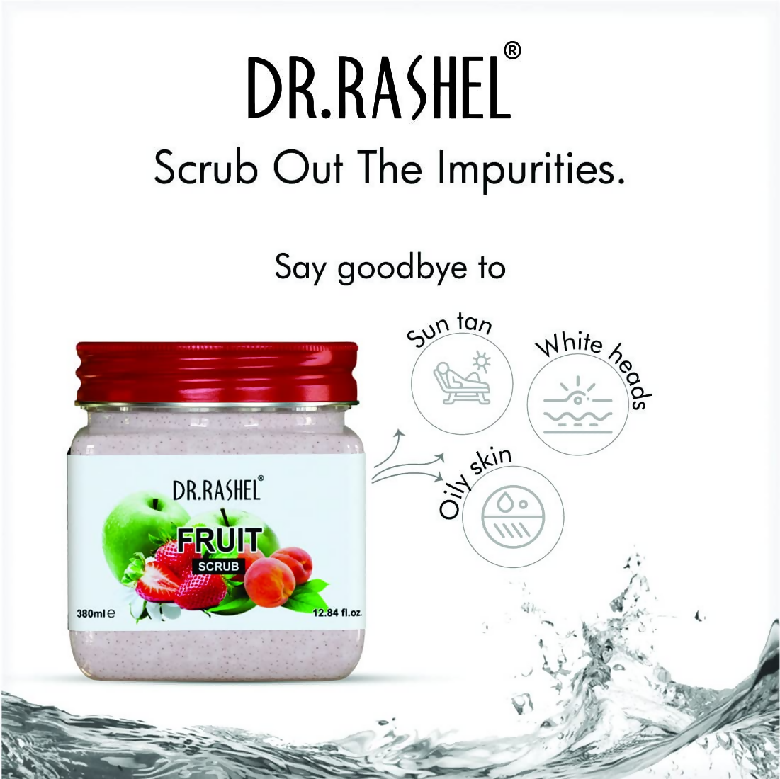 Dr.Rashel Fruit Scrub For Face And Body | Grocsy