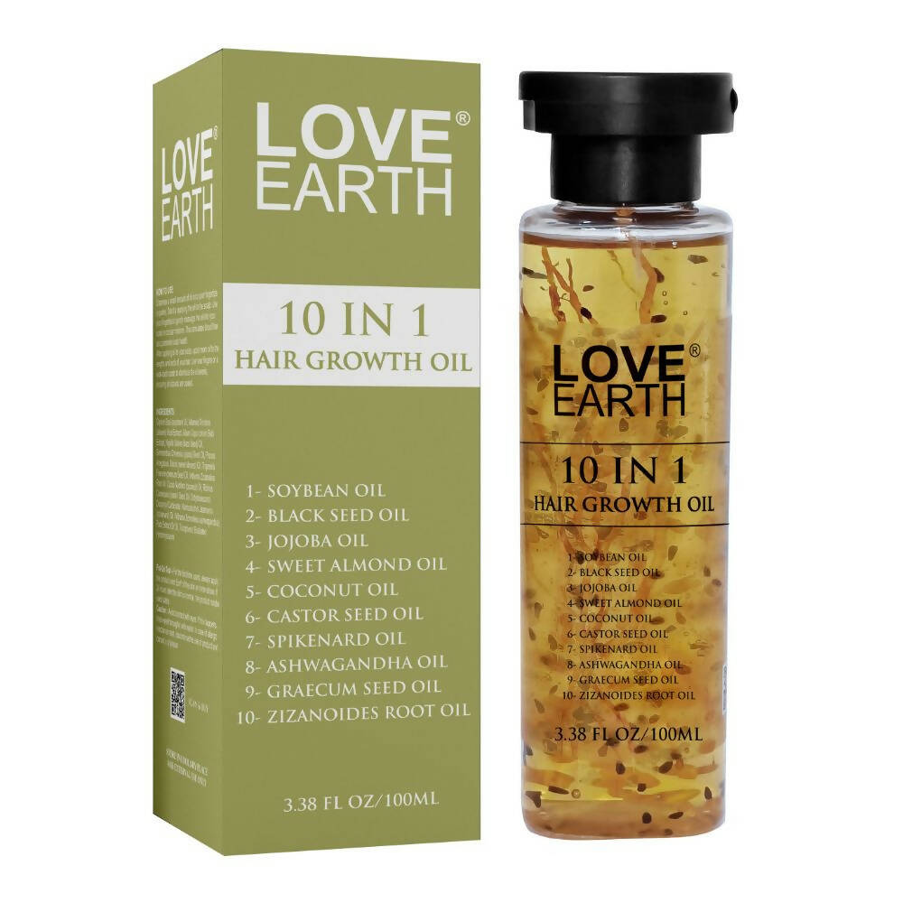 Love Earth 10 In 1 Hair Growth Oil | Grocsy