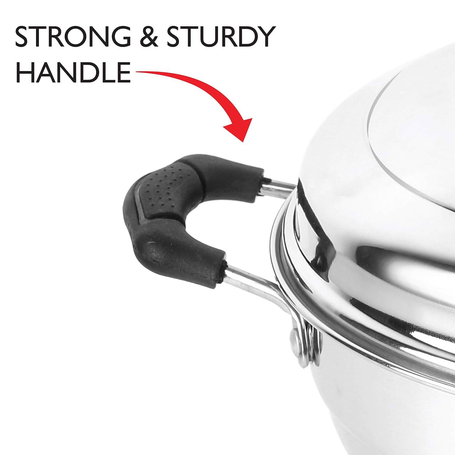Cello Stainless Steel Induction Base Idli Cooker (Idly Maker) And Multi Kadhai Set of 6 | Grocsy