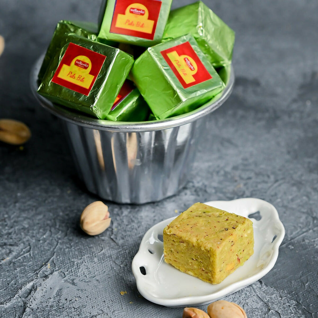 Vellanki Foods Pista Bite | Grocsy
