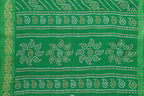Vamika Linen Jari Border Green Bollywood Style Saree | Grocsy
