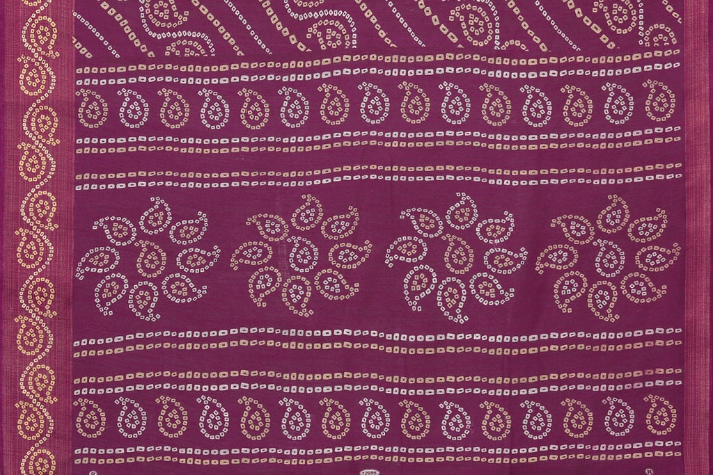 Vamika Linen Jari Border Purple Bollywood Style Saree | Grocsy