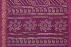 Vamika Linen Jari Border Purple Bollywood Style Saree | Grocsy