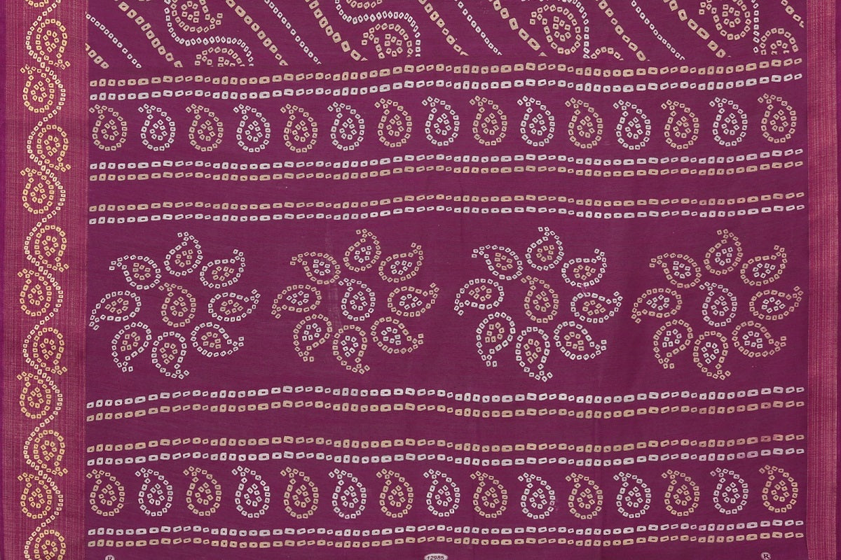 Vamika Linen Jari Border Purple Bollywood Style Saree | Grocsy