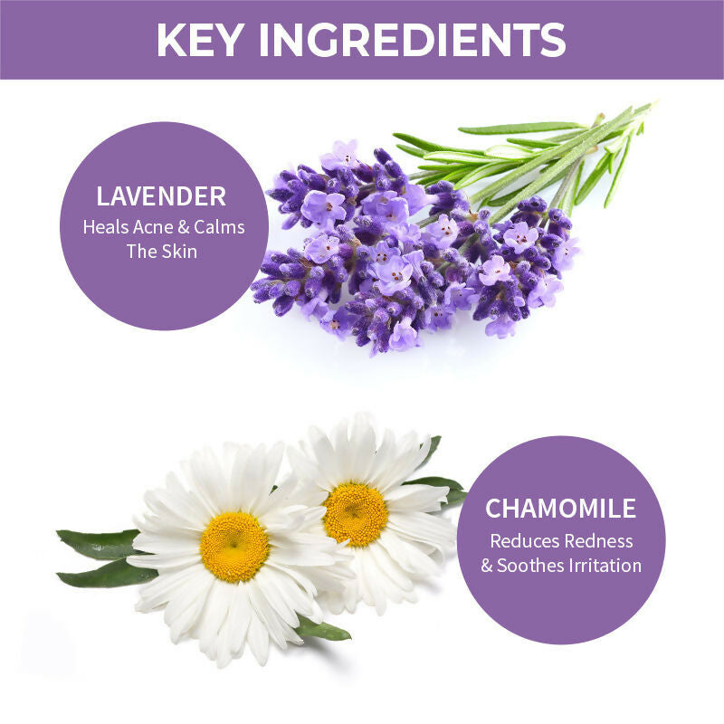 Nykaa Naturals Lavender & Chamomile Face Wash for Calm Skin | Grocsy