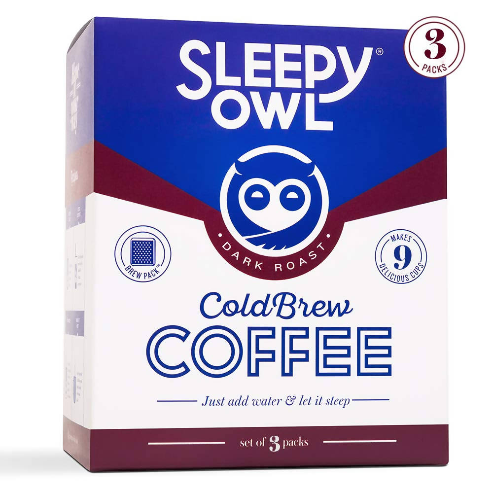 Sleepy Owl Dark Roast Cold Brew Coffee | Grocsy