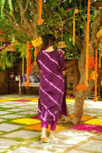 Jyoti Fashion Women's Purple Pure Muslin Heavy Digital Printed Kurta Set | Grocsy