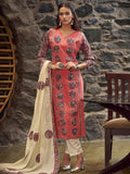 Jyoti Fashion Women's Coral Pure Cotton Digital Printed Salwar Suit Set | Grocsy