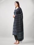 Jyoti Fashion Women's Grey Rayon Printed with Embroidered Kurta Set | Grocsy