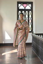 Jyoti Fashion Women's Mehendi Soft Tussar Silk Printed Designer Saree with Blouse | Grocsy