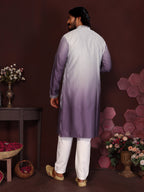 Jyoti Fashion Men's Jamuni Sequins Embroidered Kurta with Pajama | Grocsy