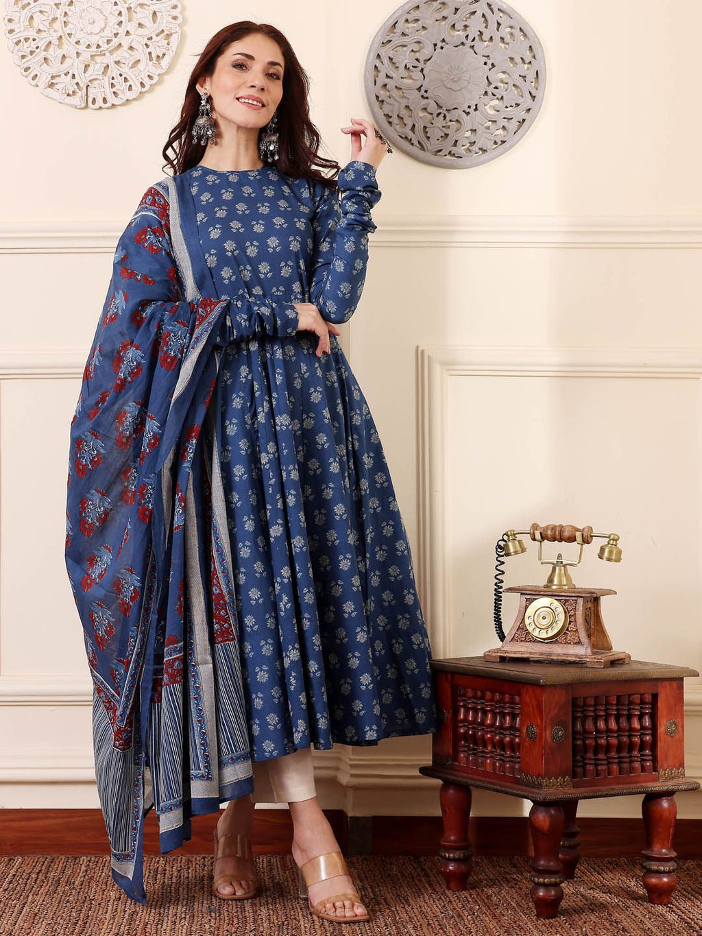 Jyoti Fashion Morpich Rayon Printed Designer Kurta Set With Dupatta | Grocsy