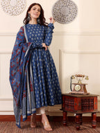Jyoti Fashion Morpich Rayon Printed Designer Kurta Set With Dupatta | Grocsy