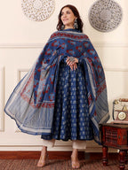 Jyoti Fashion Morpich Rayon Printed Designer Kurta Set With Dupatta | Grocsy