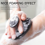 Bronson Professional Silicone Body Scrubber Bath Brush Buffer | Grocsy