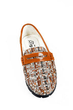 Tiny Bugs Boys Printed Slip On Loafers - Tan | Grocsy